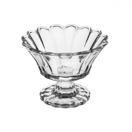 ALZATINA FIORE IN VETRO H.6,5 ø9cm BE-0021