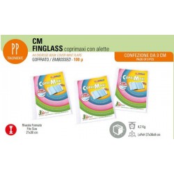 COPERTINA COPRI MAXI FINGLASS 21x30cm TRASPARENTI 3pz