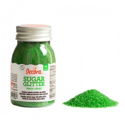 BARATTOLO ZUCCHERO GLITTERATO 100gr VERDE