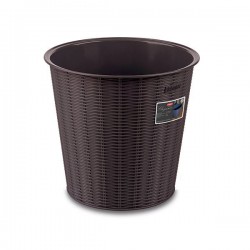 CESTINO GETTACARTE ELEGANCE ø28x26,5cm MOKA