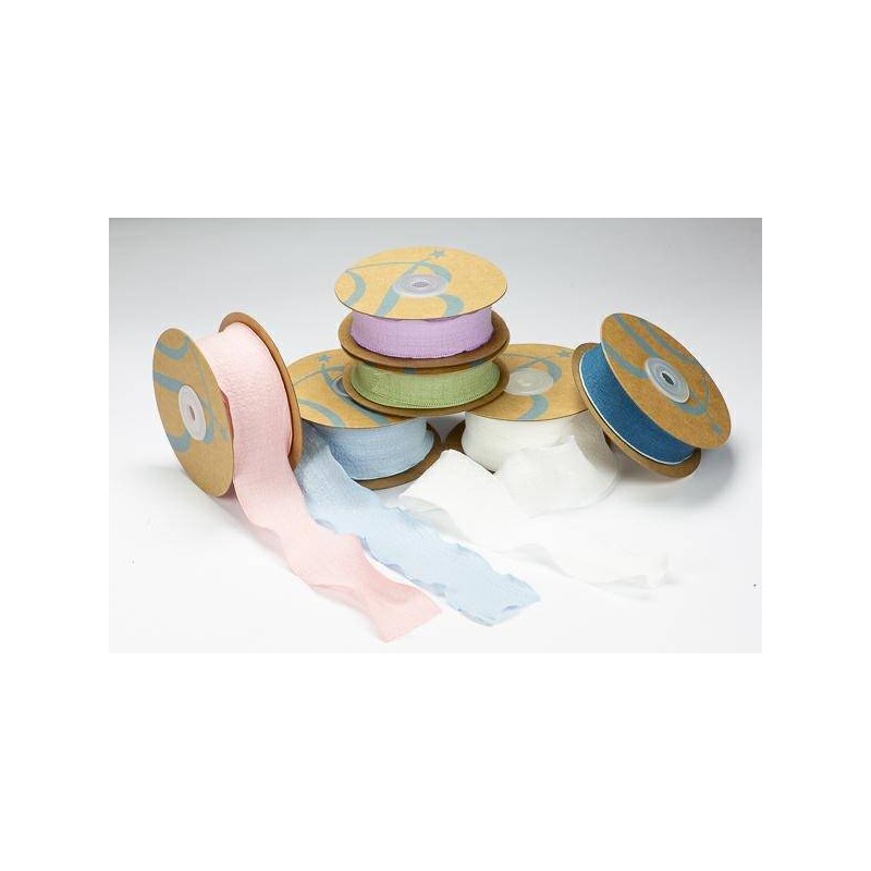 NASTRO CREPE mm25x15mt ROSA MALVA