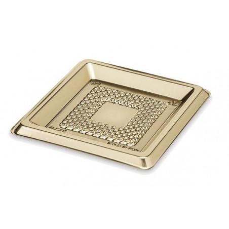 VASSOIO MEDORO QUADRATO 12x12cm