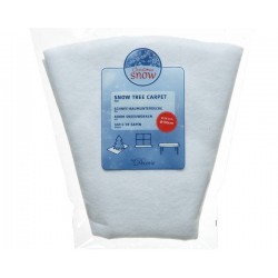 GONNA ALBERO IN POLIESTERE EFFETTO NEVE ø100cm BIANCO