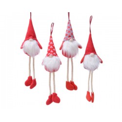 GNOMO IN TESSUTO C/APPENDINO 24cm 4as.ti