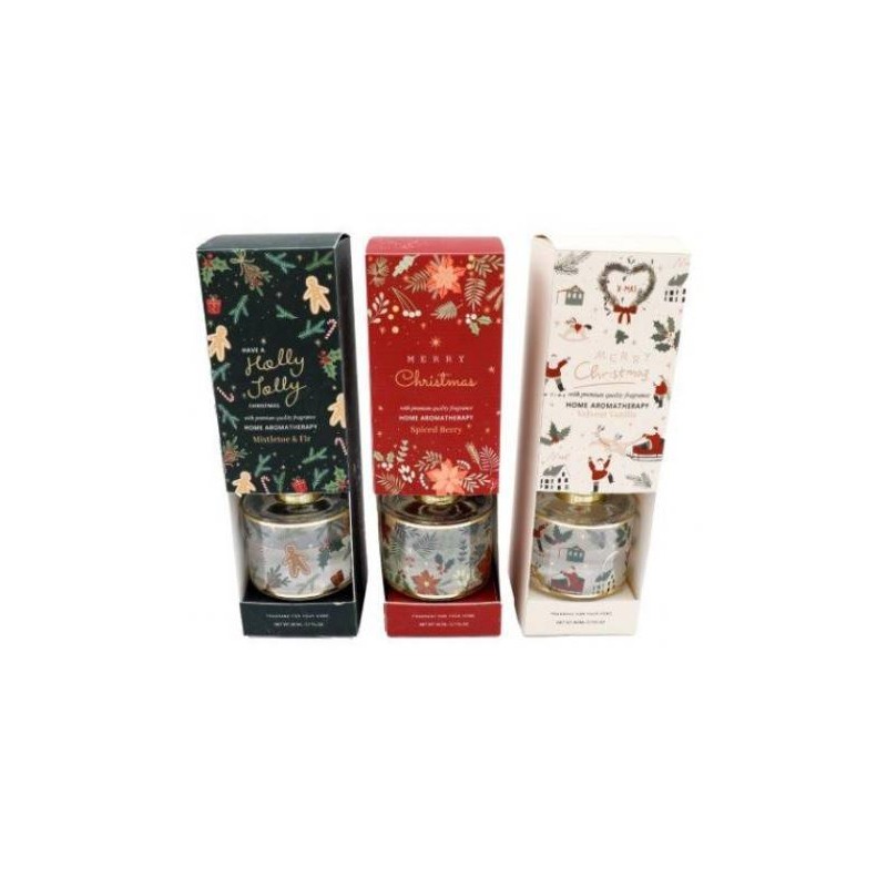 PROFUMATORE D'AMBIENTE C/STECCHI 80ml NATALIZIO 3ass.ti 1pz