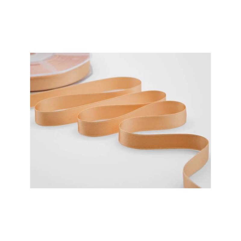 NASTRO DOPPIO RASO mm16x50mt COL.127 ARANCIO ALBICOCCA