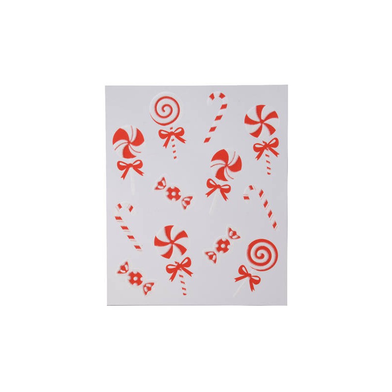 VETROFANIA CANDY CANES 34,5x28,5cm