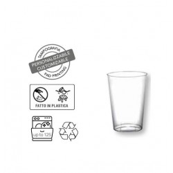 BICCHIERE PS TRASPARENTE 250cc 25pz