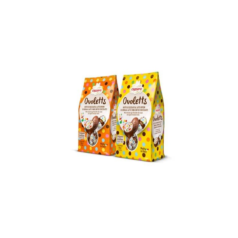 OVOLETTS OVETTI DI CIOCCOLATO CON MINI LENTI COLORATE 150gr