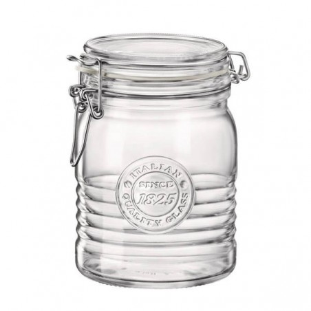 OFFICINA 1825 VASO ERMETICO VETRO 750ml BORMIOLI ø10,8cm H.13,6cm