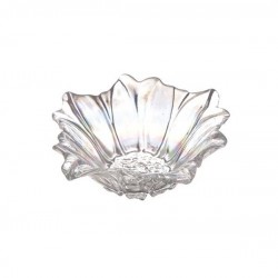 CENTROTAVOLA VETRO H.7cm ø16cm