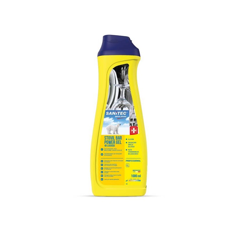 DETERGENTE STOVIL BAR POWER GEL 1LT