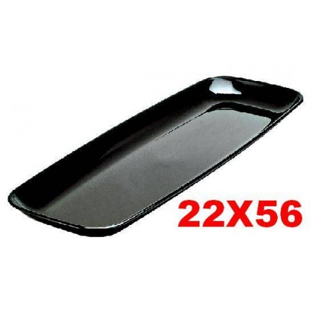 VASSOIO MOZAIK RETTANGOLARE 22x56cm NERO