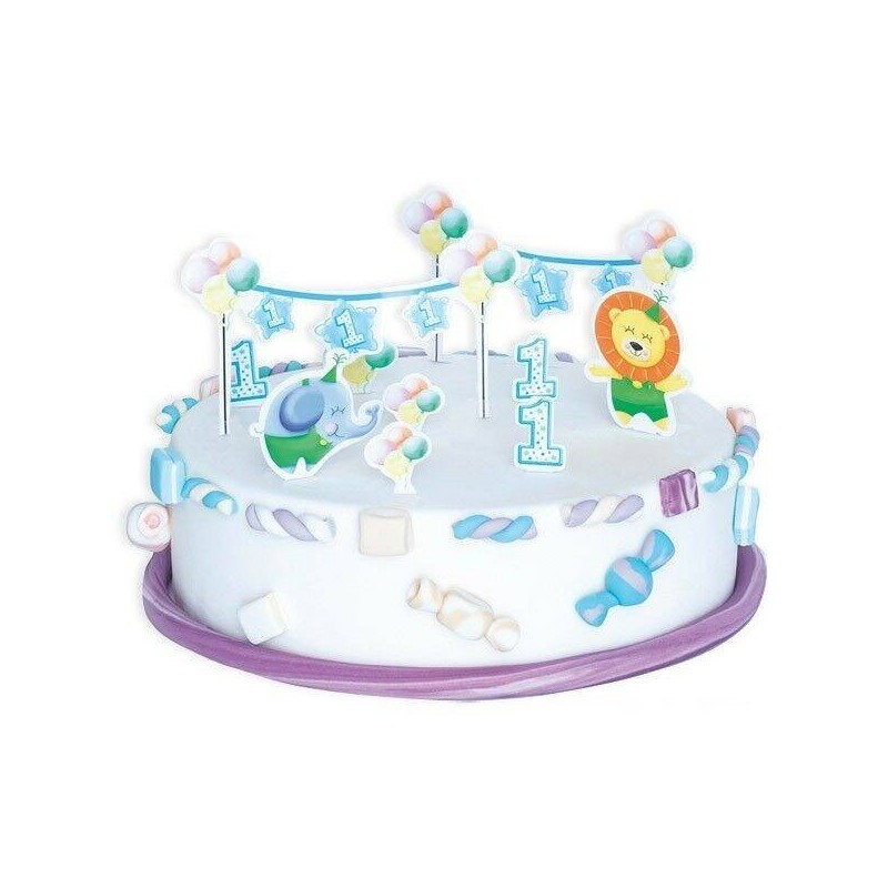 DECORAZIONI PER TORTA 8 SOGGETTI