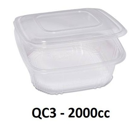 OVALINO CUKI PP 2000cc 50pz QC3 215x215x69mm (190x190mm INT)