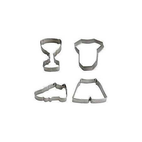 SET TAGLIABISCOTTI CALCIO 4pz