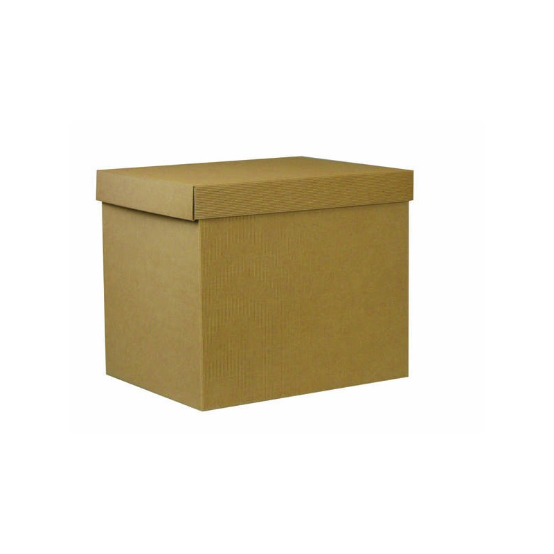 SCATOLA F/COPERCHIO LINEA 1200 38,5x30x33cm ONDA AVANA PORTATA 10kg