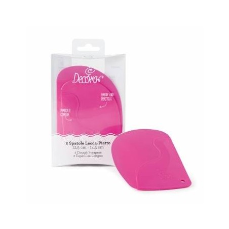 SPATOLE LECCAPIATTO PLASTICA 2pz