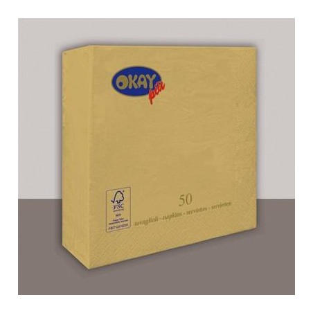 TOVAGLIOLI D.V. 33x33 ORO 50pz OKAY