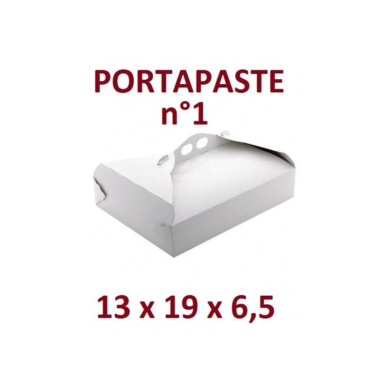 SCATOLA P.PASTE POLIT. N°1 13x19x6,5cm BIANCO RAMAGE