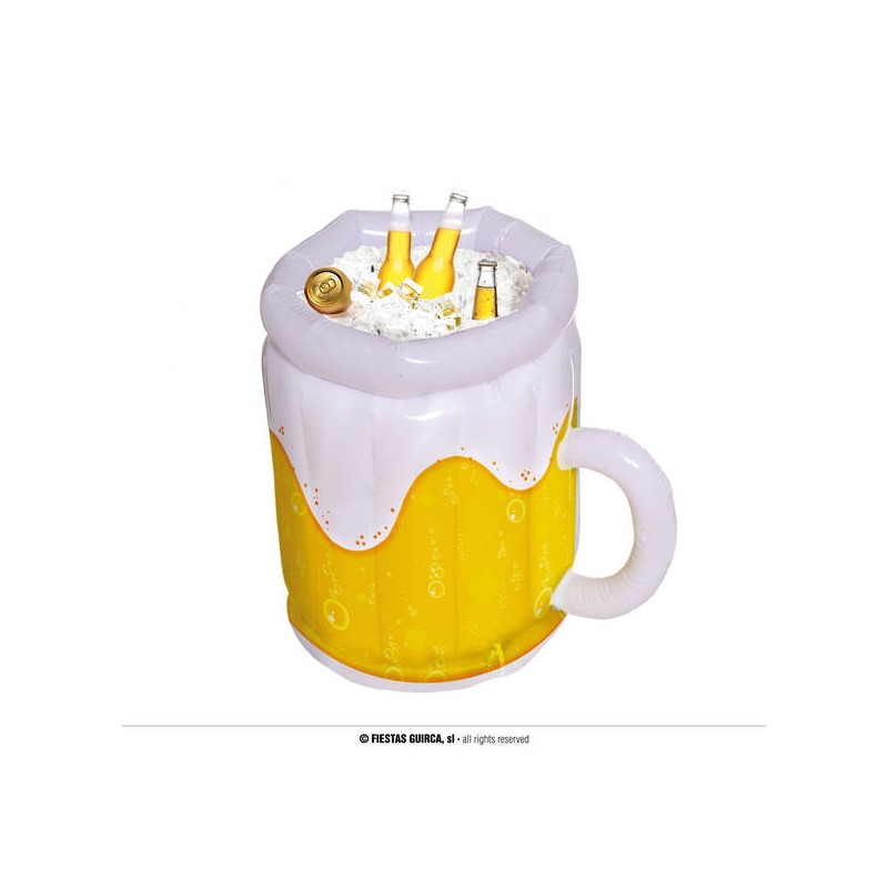 BOCCALE DI BIRRA GONFIABILE PER BIBITE 45x30cm
