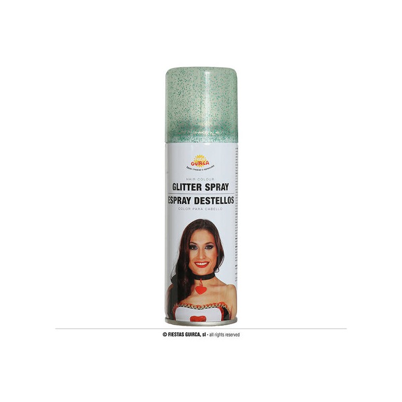SPRAY CAPELLI LUCCICANTE VERDE 125ml