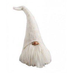 GNOMO BIANCO CON CAPPELLO 28cm