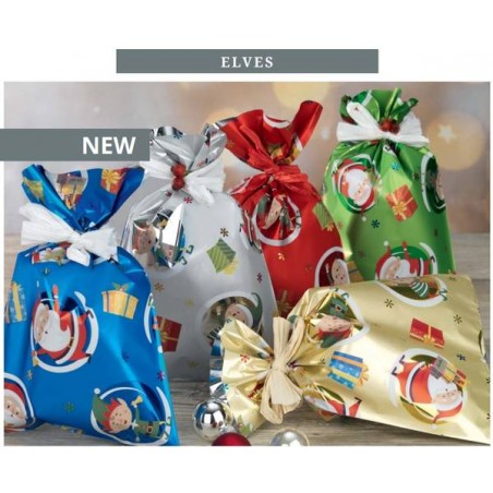 BUSTE REGALO P.P.L. 50x70 ELVES ASS.TO 50PZ