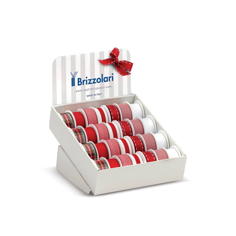 BOBINA TEX NATALE mm25x3mt 9640/15 ASS.TI 1pz