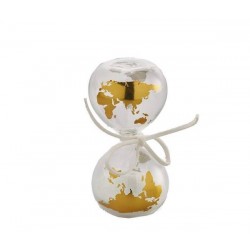 CLESSIDRA MONDO ORO H.10cm