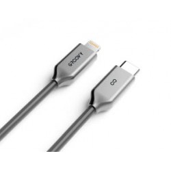 CAVO SILICONE LIGHTING/TYPE-C 1M 2.0A GROOVY