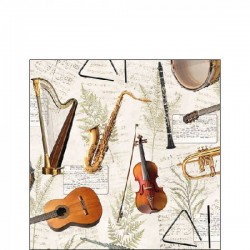 TOVAGLIOLI 25x25 MUSICA 20pz