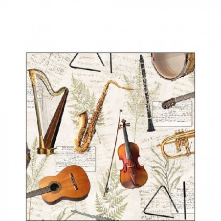 TOVAGLIOLI 25x25 MUSICA 20pz