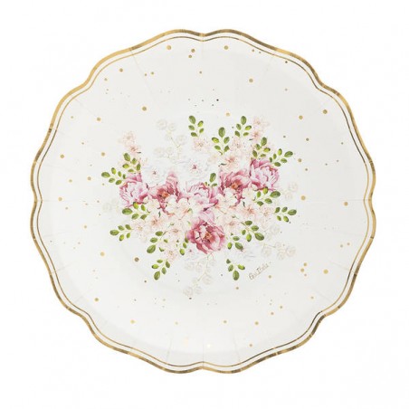 PIATTI NEW LIBERTY QUEEN ROSE 27cm 8pz