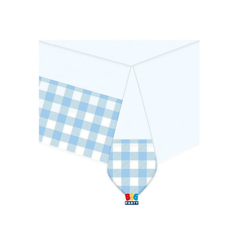 TOVAGLIA PVC 140x270cm VICHY LIGHTBLUE CELESTE