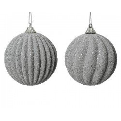 PALLINA FOAM PERLE ONDA GRIGIO 2ass Ø8cm 1pz