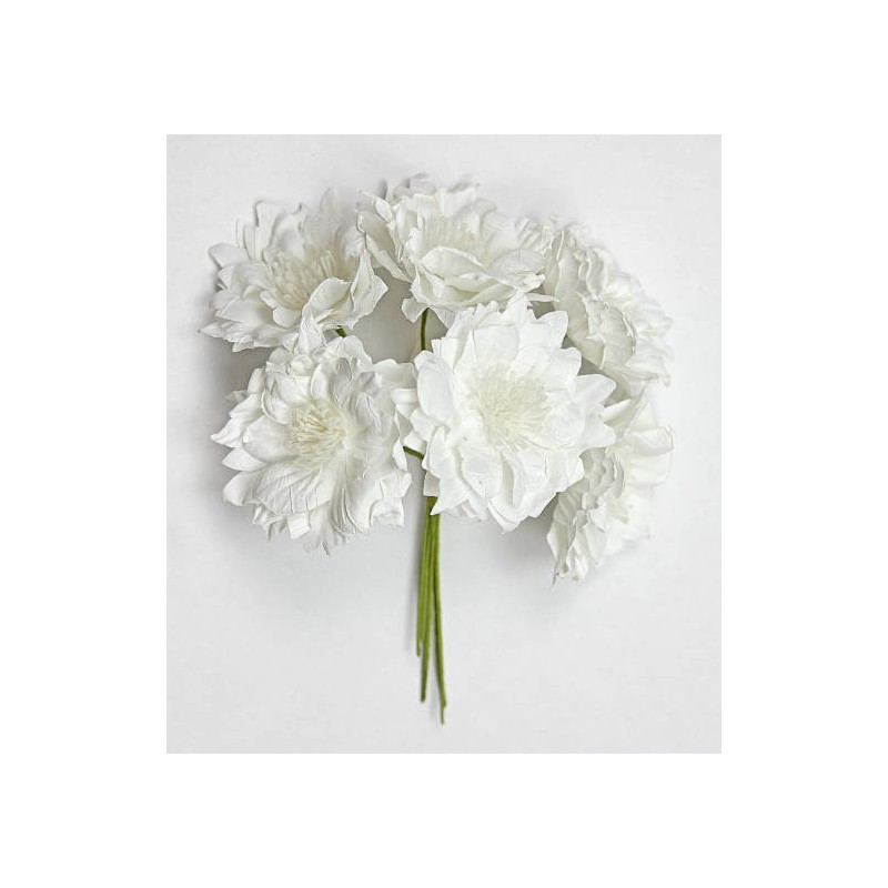 FIORE AMALFI Ø6cm BIANCO 12pz