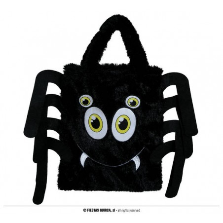 CESTINO IN PELUCHE CON RAGNO