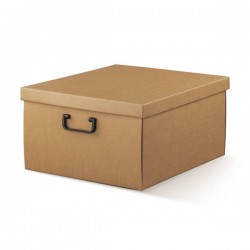 SCATOLA ARMADIO AVANA LISCIA 34x50x25cm C/MANIGLIE