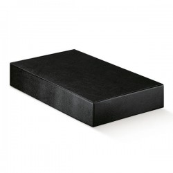 CANTINETTA 6 BOTTIGLIE 34x59x9cm PELLE NERO