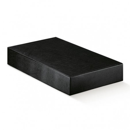 CANTINETTA 6 BOTTIGLIE 34x59x9cm PELLE NERO