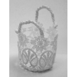 CESTINO IN MACRAME' ø6,5 H.4cm