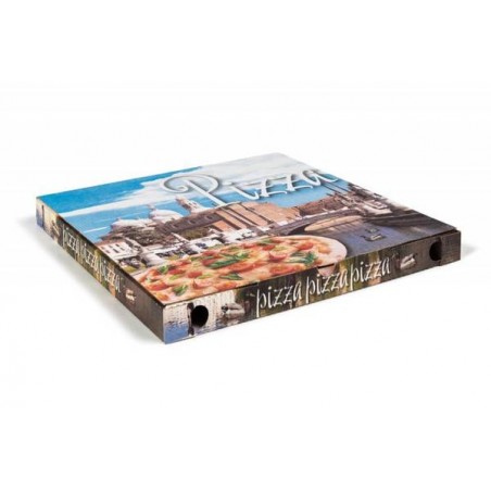 SCATOLE PIZZA 33 x 33 H3 k.v.b MOD. PESANTE PADOVA 222 100pz