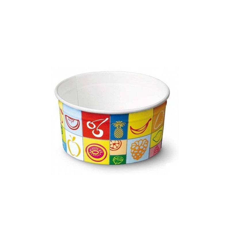 COPPETTA GELATO 250-10 290CC TUTTI FRUTTI 40pz