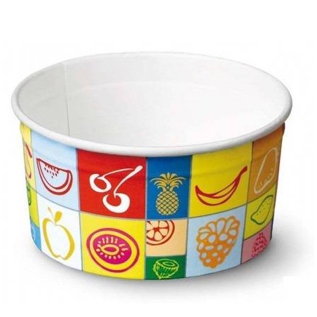 COPPETTA GELATO 250-10 290CC TUTTI FRUTTI 40pz