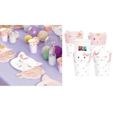 BICCHIERI 250cc E8 COVER LADY KITTY ASS.TI 8pz