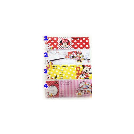 BLOCCHETTO INVITI MINNIE CHIC 15pz