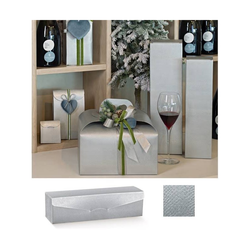 CANTINETTA MAGNUM SEGRETO 43x11,5x11,5cm SKIN ARGENTO