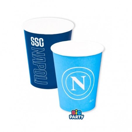 BICCHIERI 250cc SSC NAPOLI 6pz