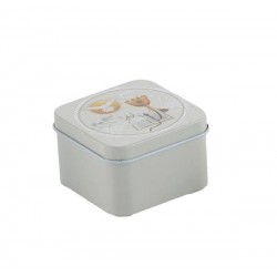 SCATOLA LATTA 6x6x4cm COMUNIONE 6pz
